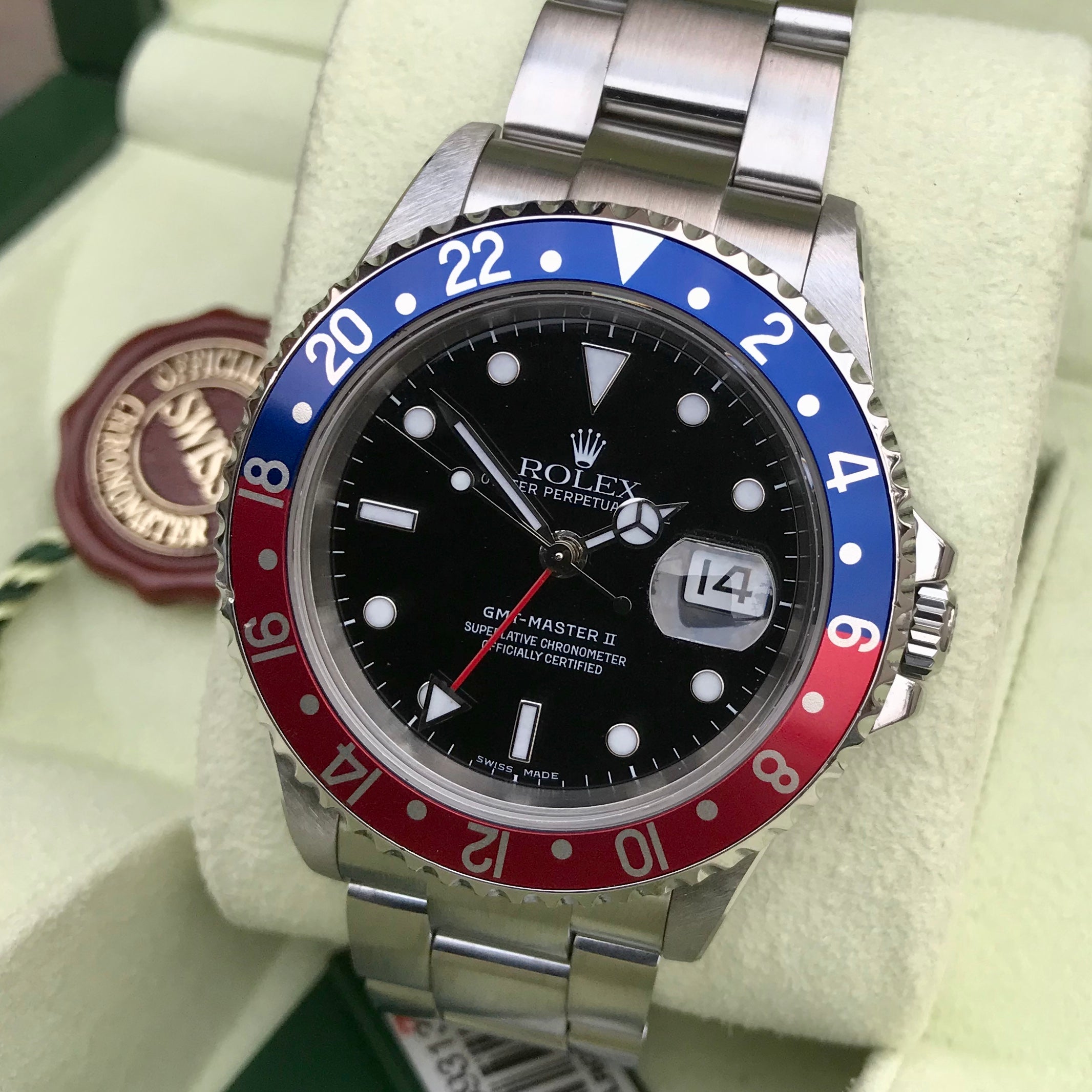 Rolex GMT MASTER II 16710 Pepsi 