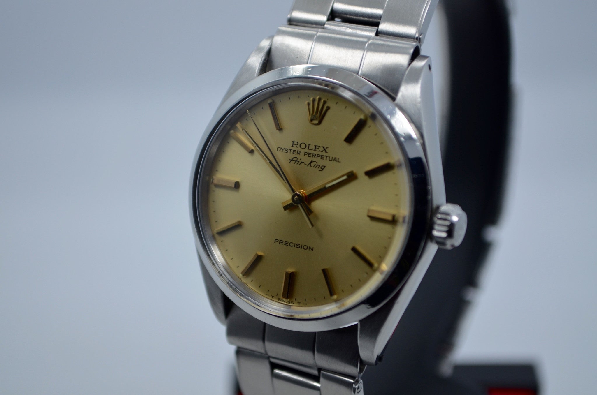 rolex air king champagne dial