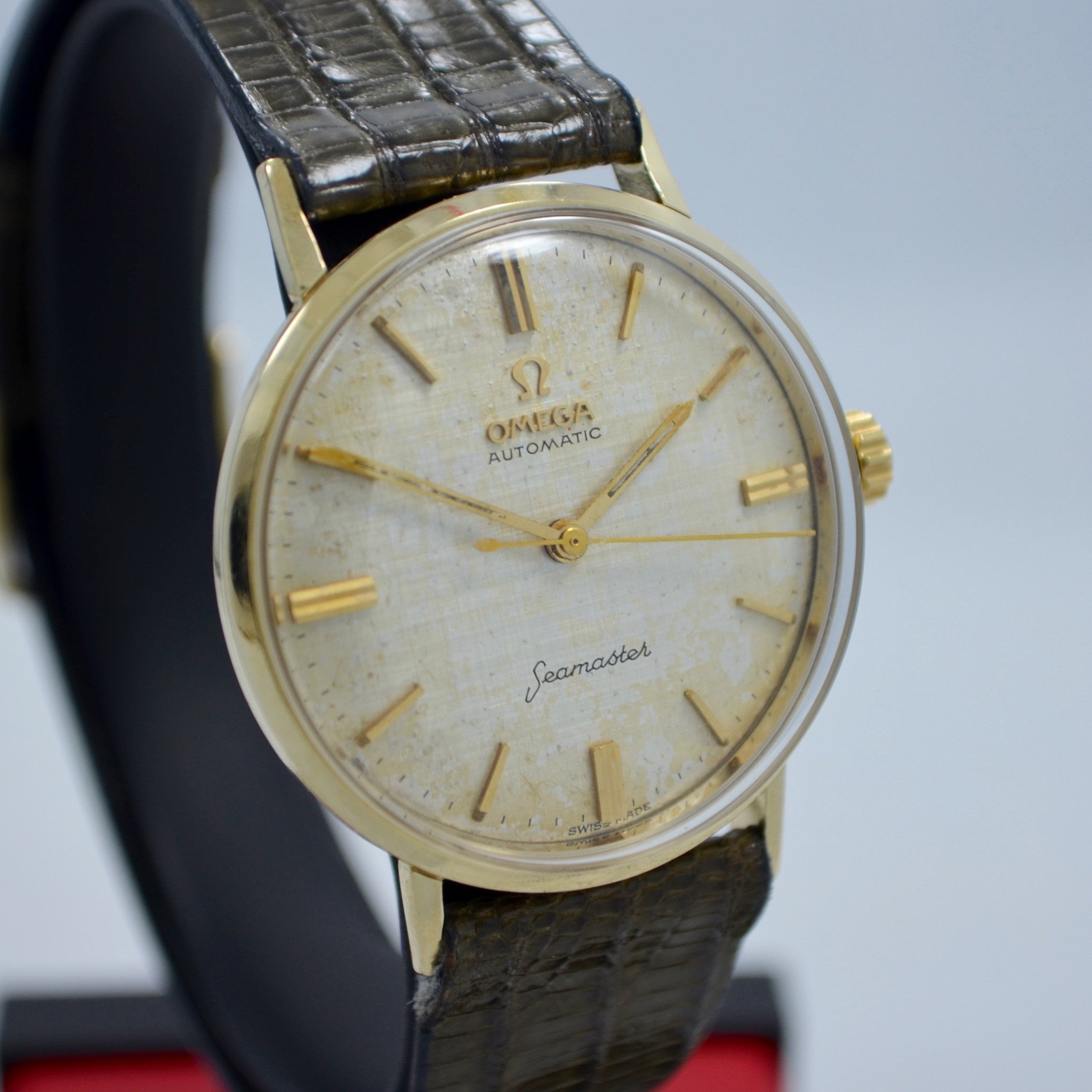 Vintage Omega Seamaster 6590-1 14K Solid Yellow Gold Cal. 550 Automatic ...