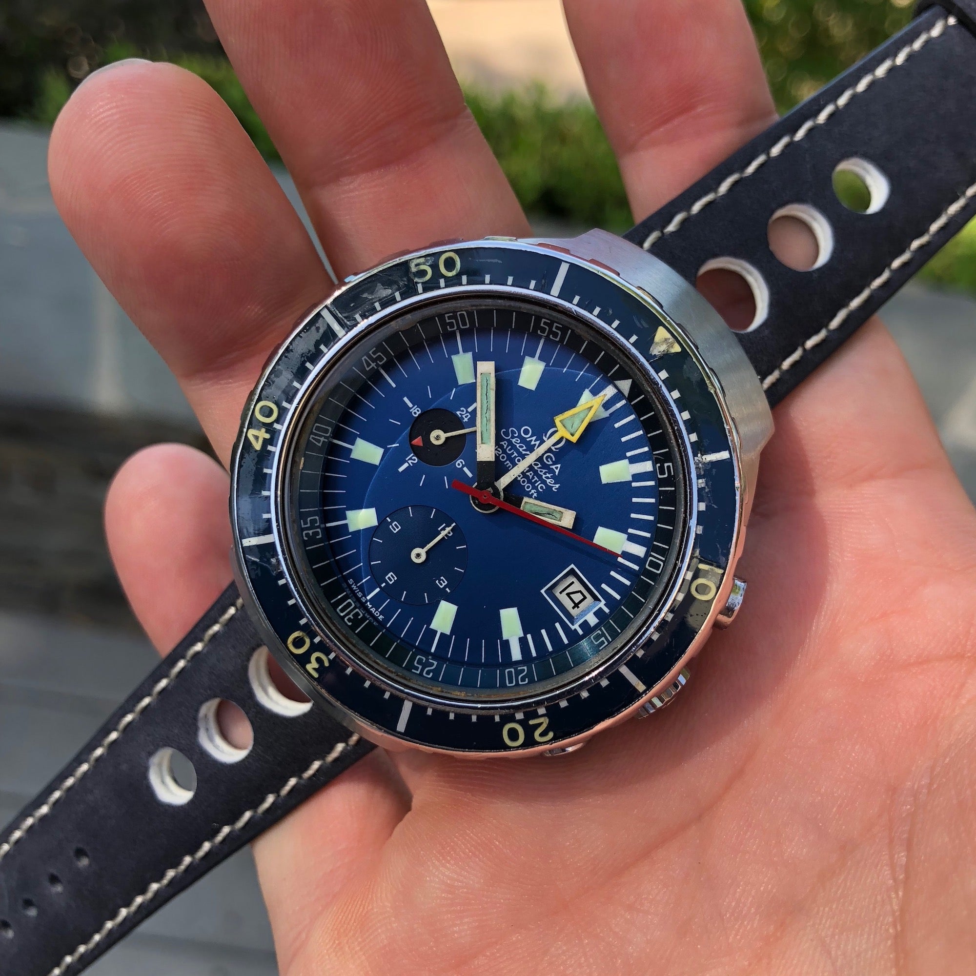 omega big blue vintage