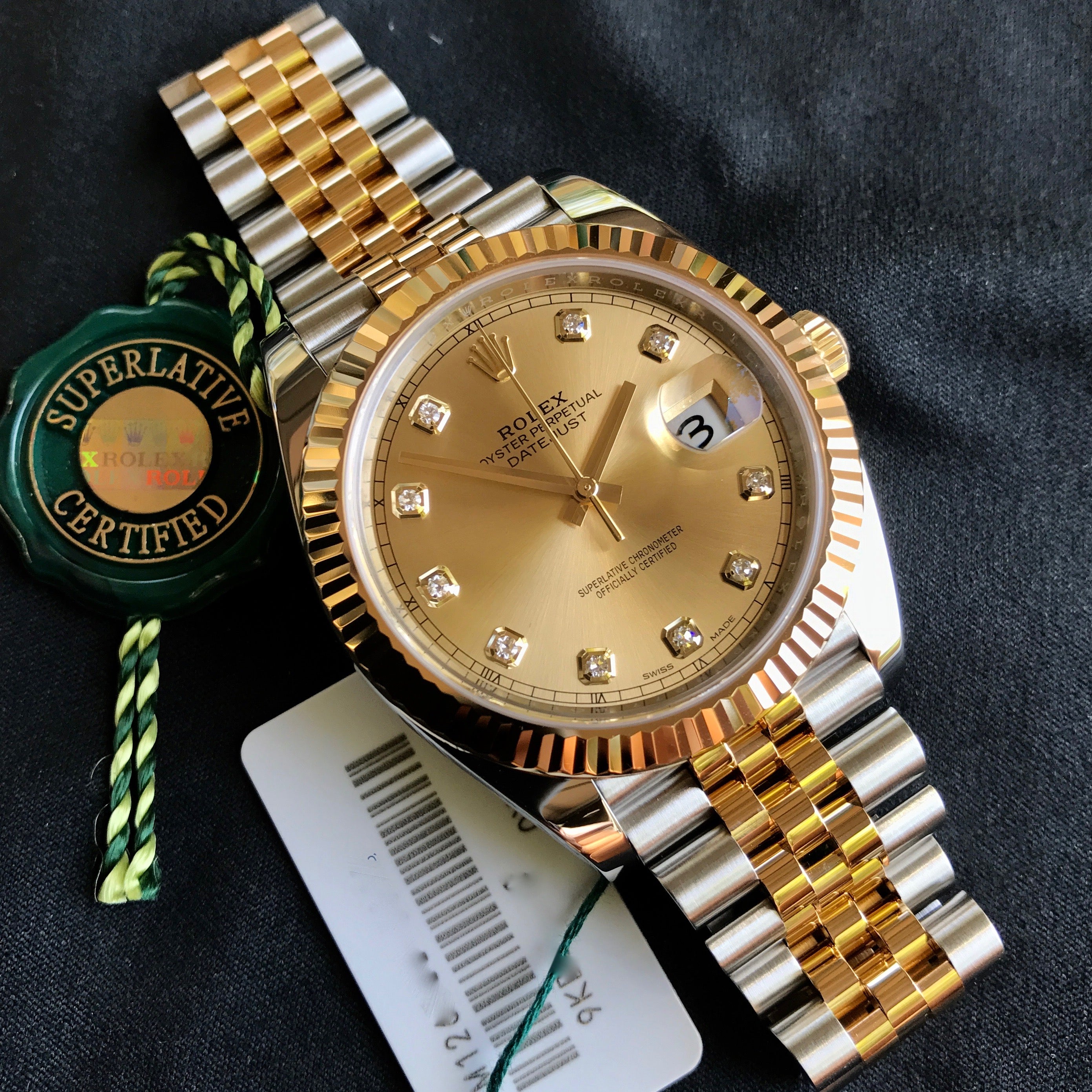 Rolex Datejust 126333 Champagne Diamond 