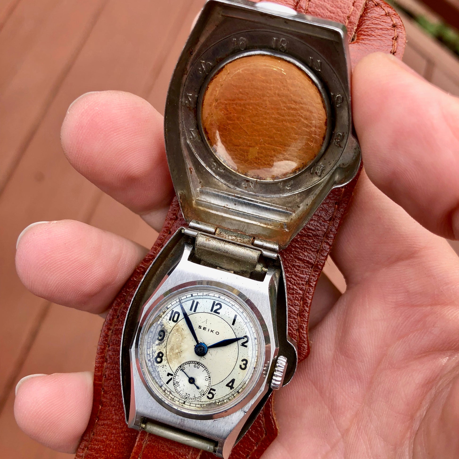 Vintage Seiko WWII Pilots Wristwatch Seikosha Manual Wind Wristwatch 1940's  | Hashtag Watch Co.
