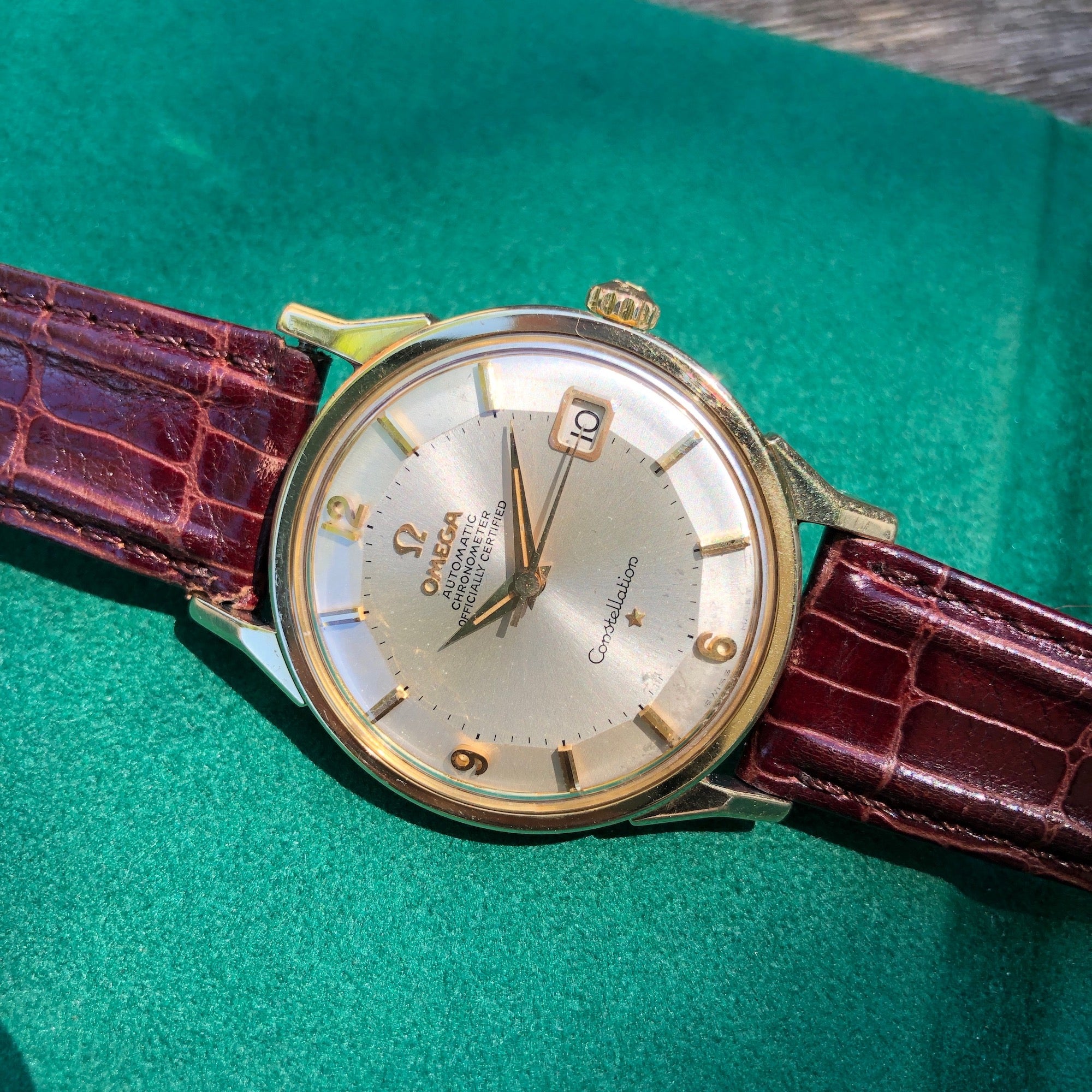 omega constellation 1966 gold