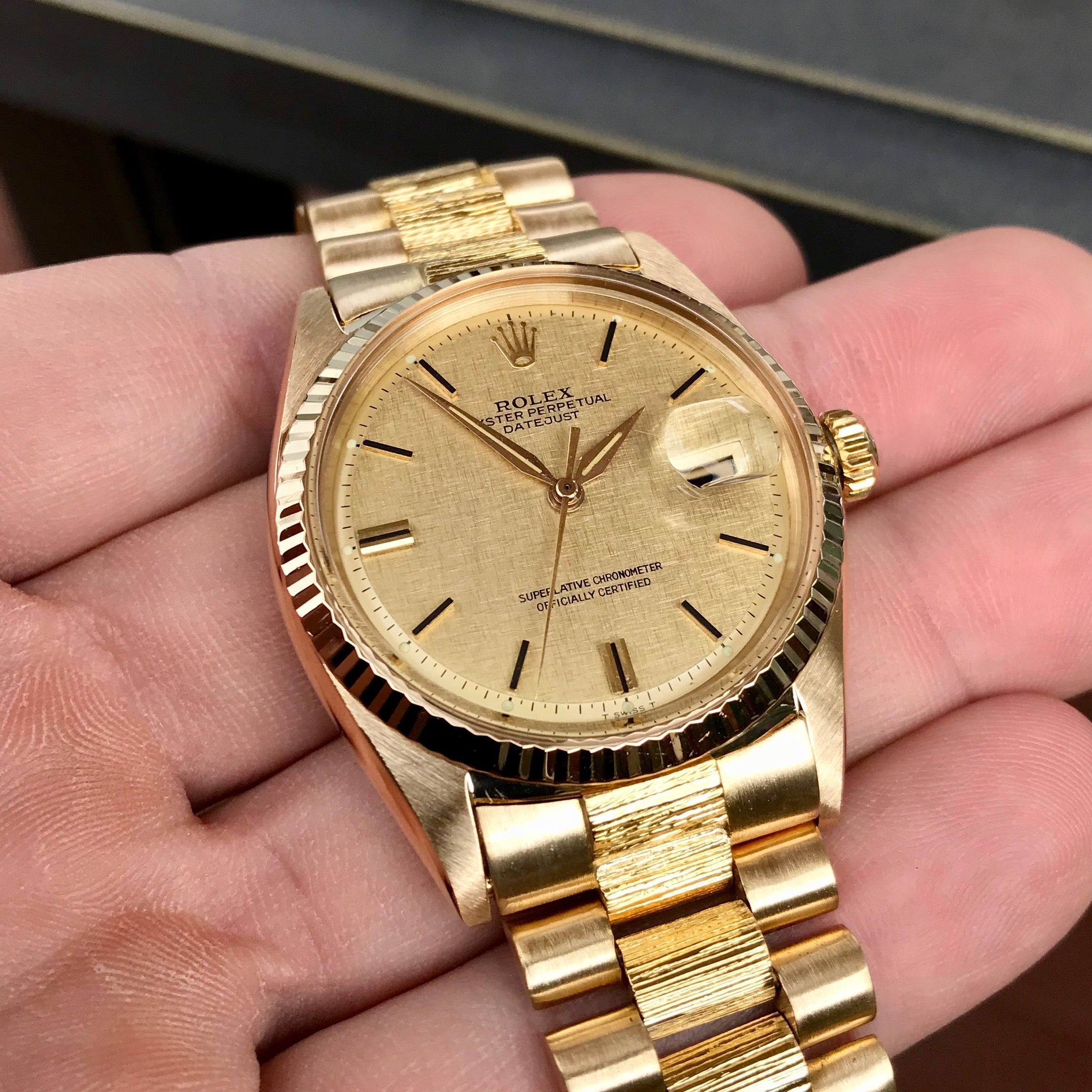 vintage rolex gold