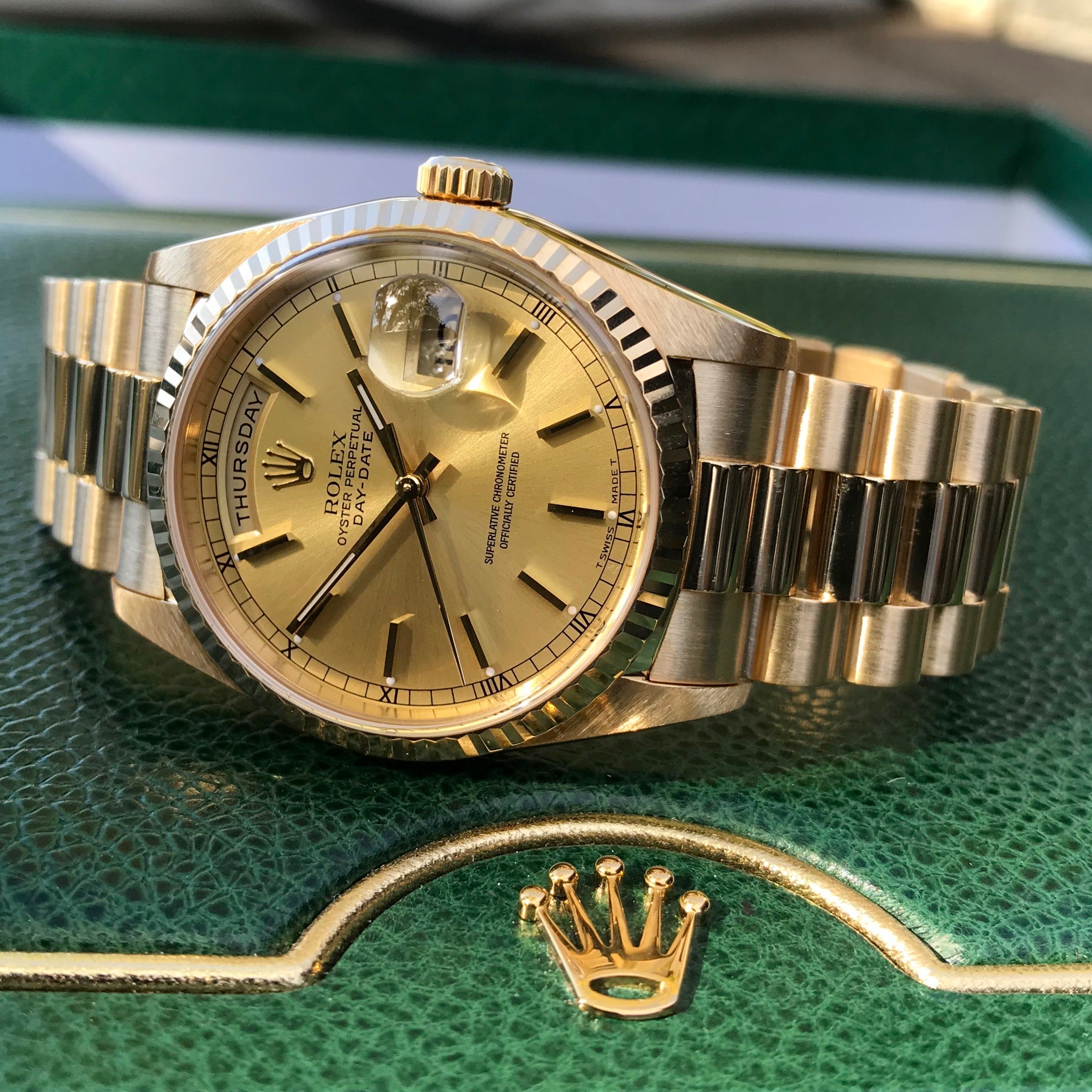 rolex president box