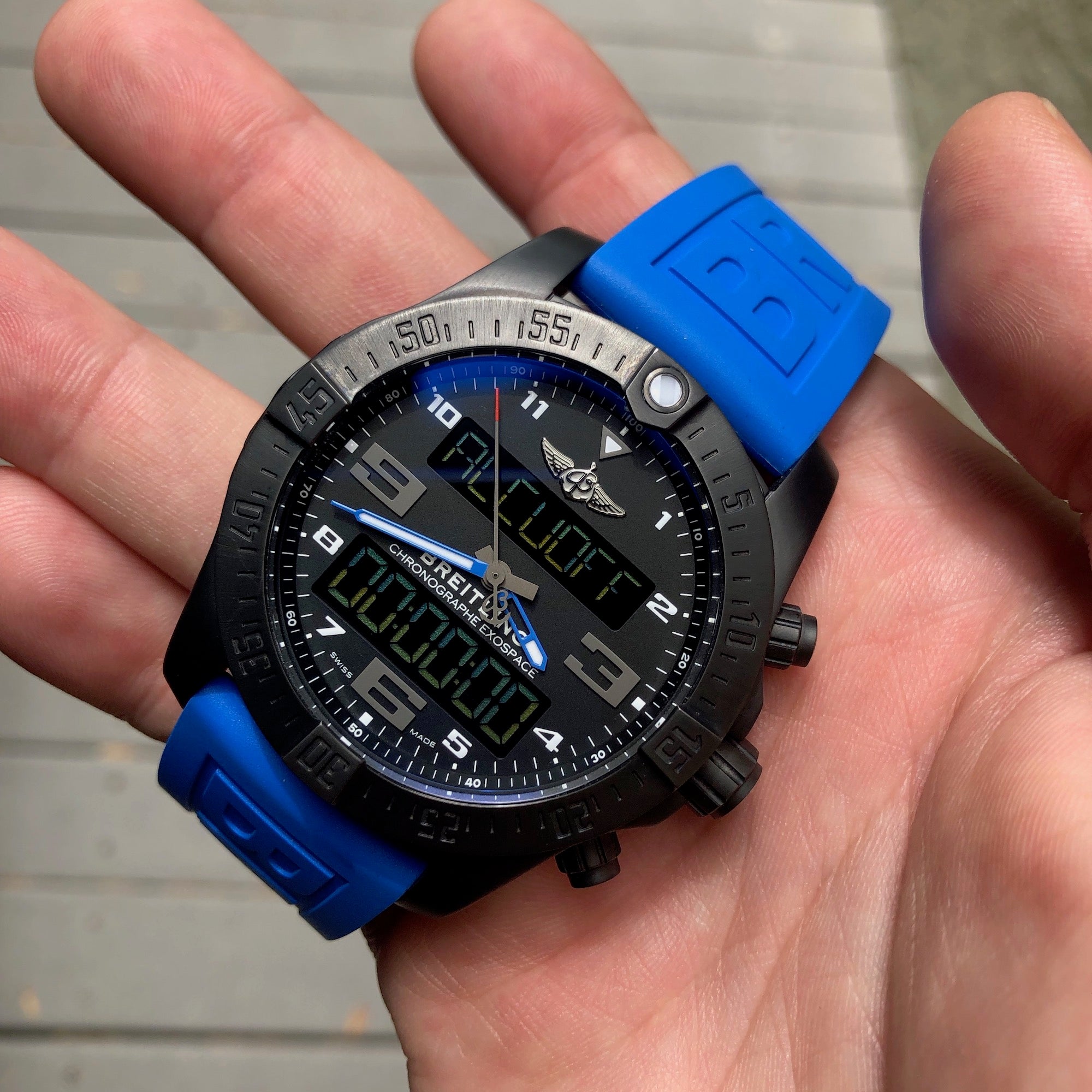 breitling exospace b55 black titanium