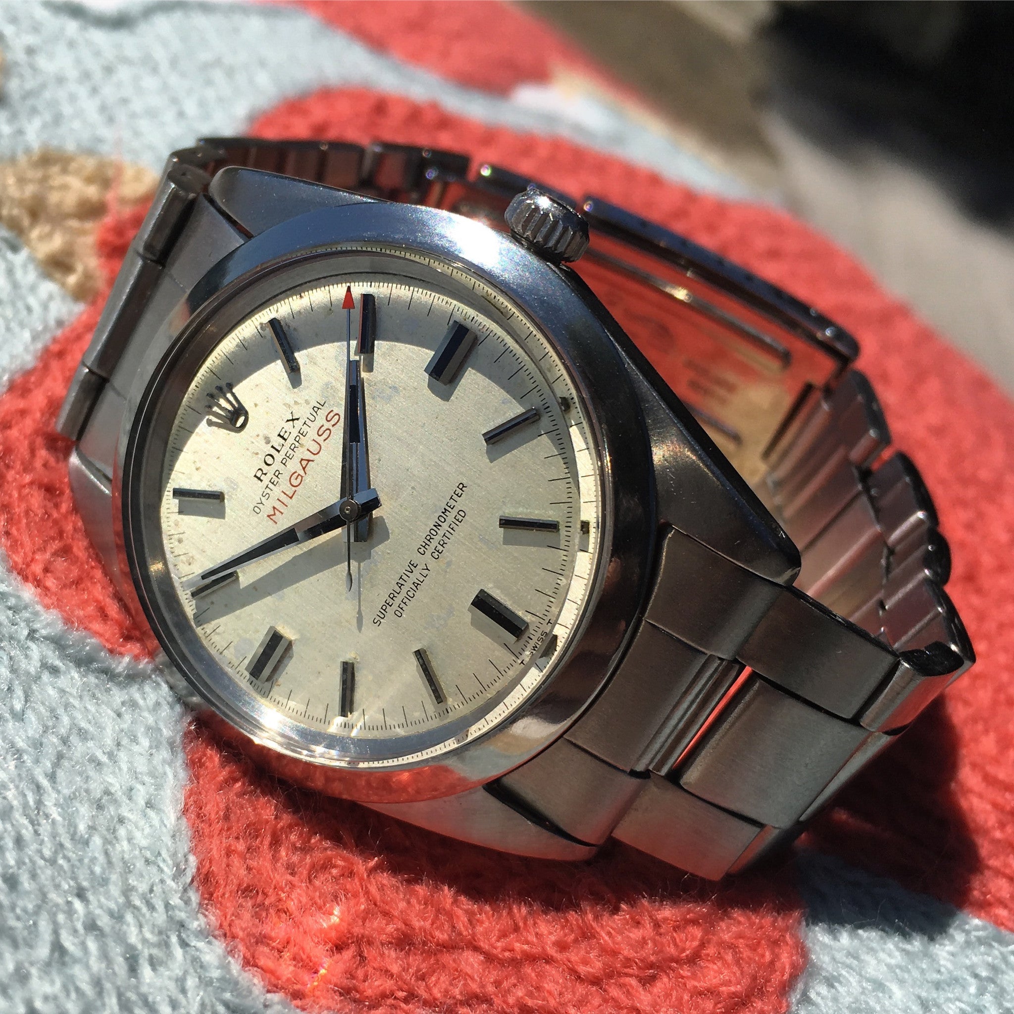 rolex milgauss cern