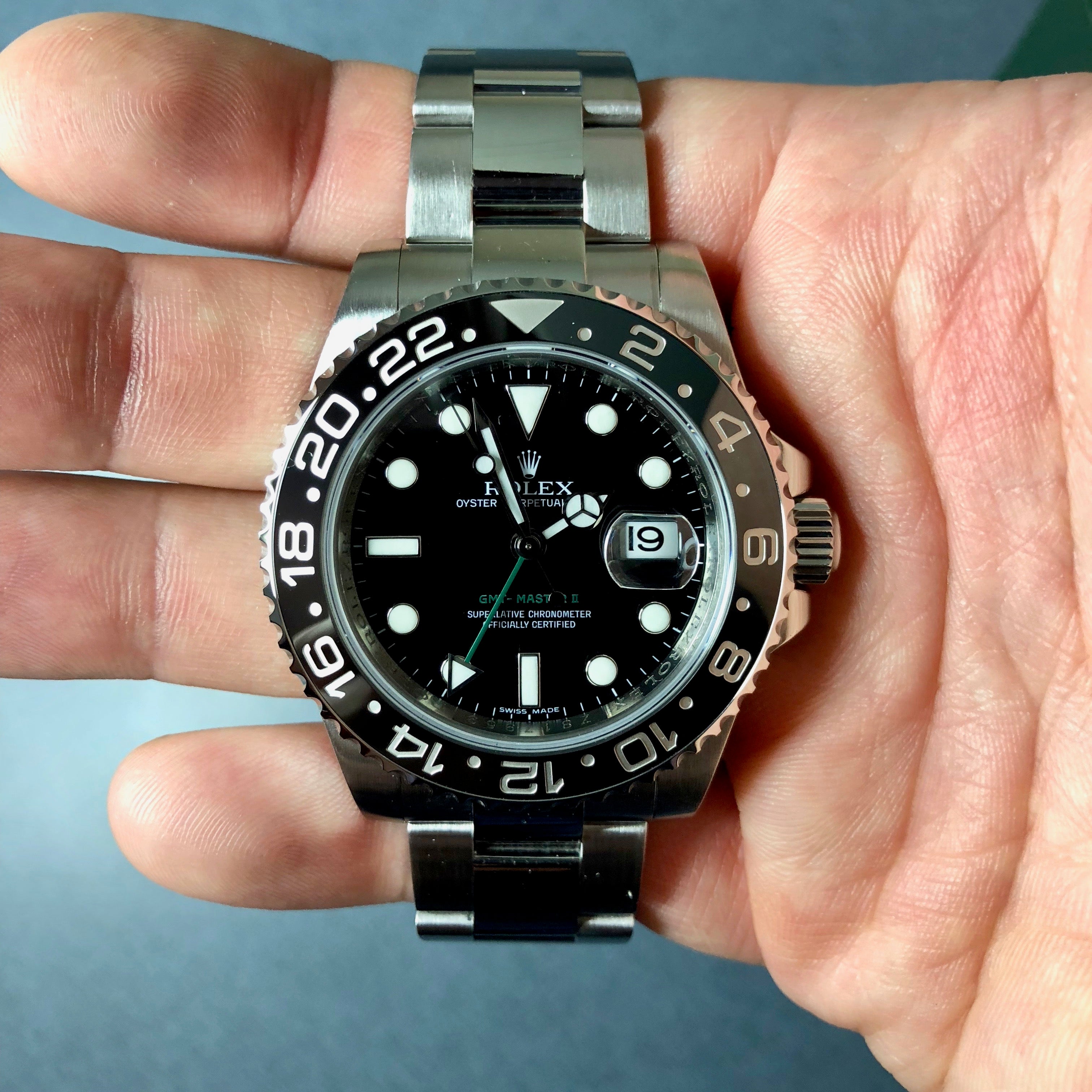 Rolex GMT Master II 116710 Ceramic Steel Automatic Z Series Wristwatch ...