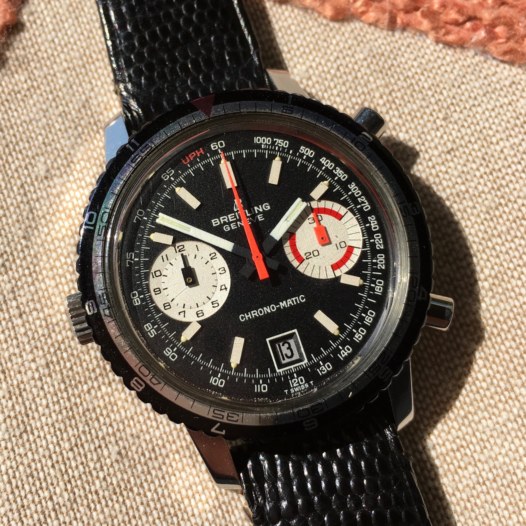 Vintage Breitling Chrono Matic 2110 Steel Cal. 11 Automatic Steel Watch ...