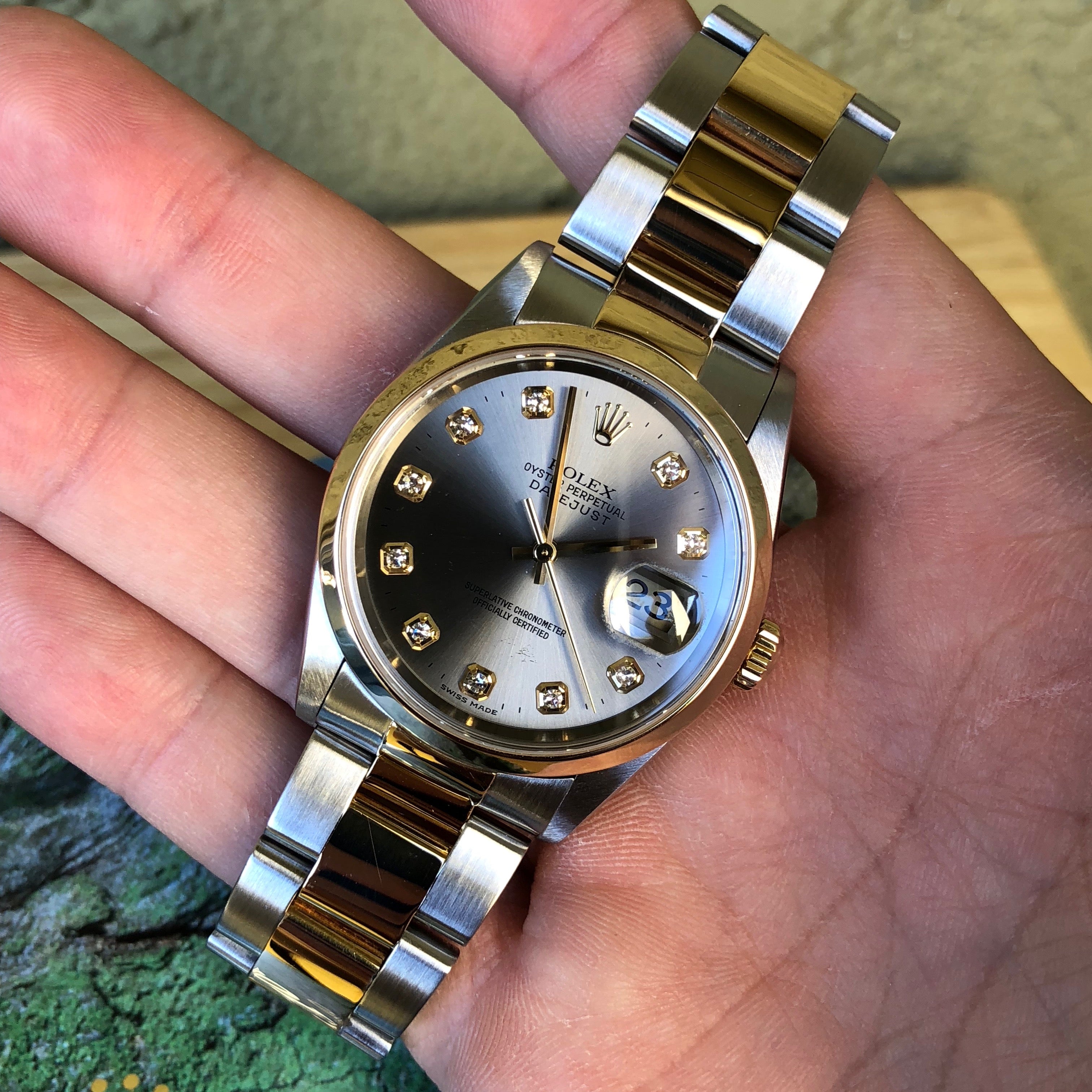 Rolex Datejust 16203 Steel Serti 