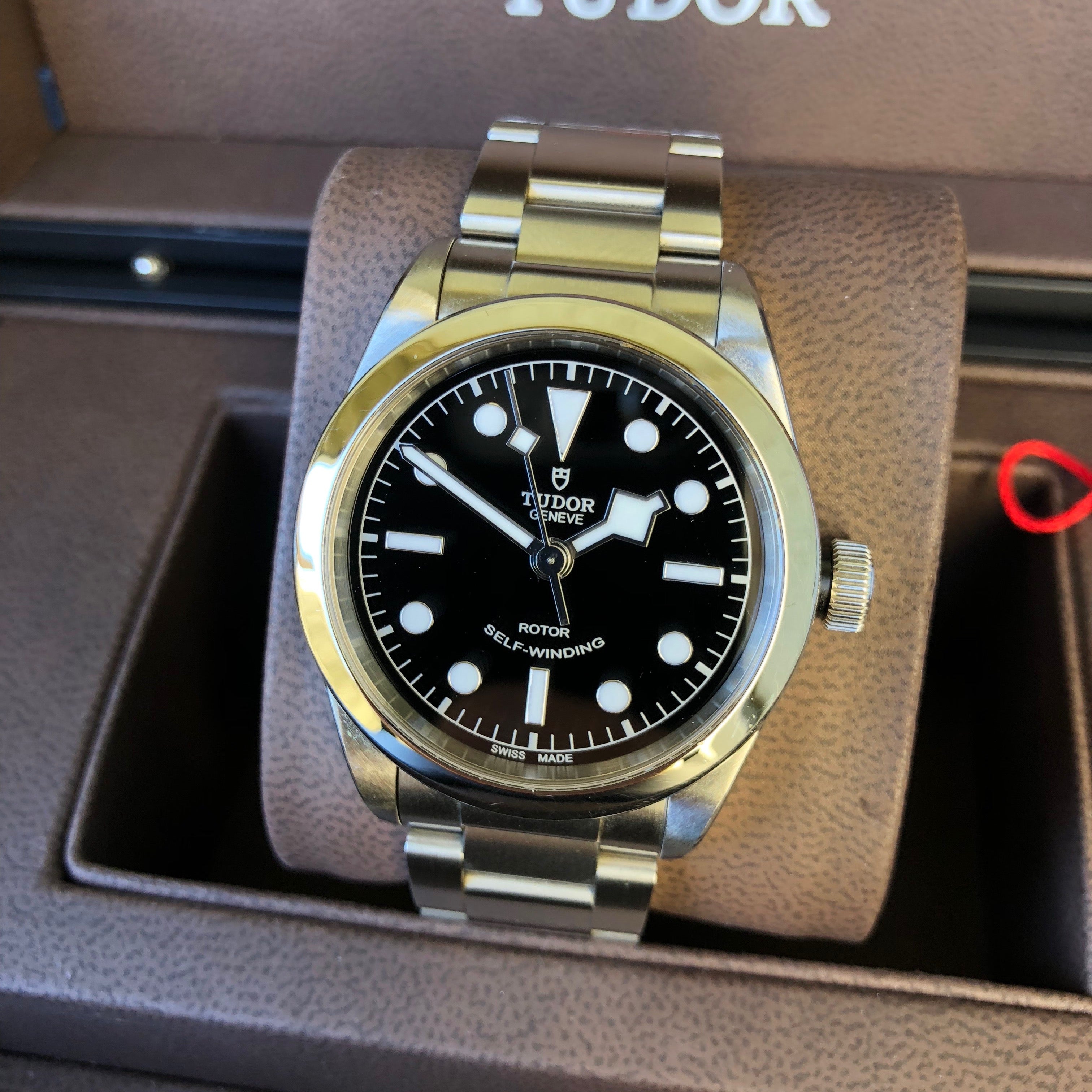 Tudor Black Bay 79500 Stainless Steel 36 Black Dial Automatic ...