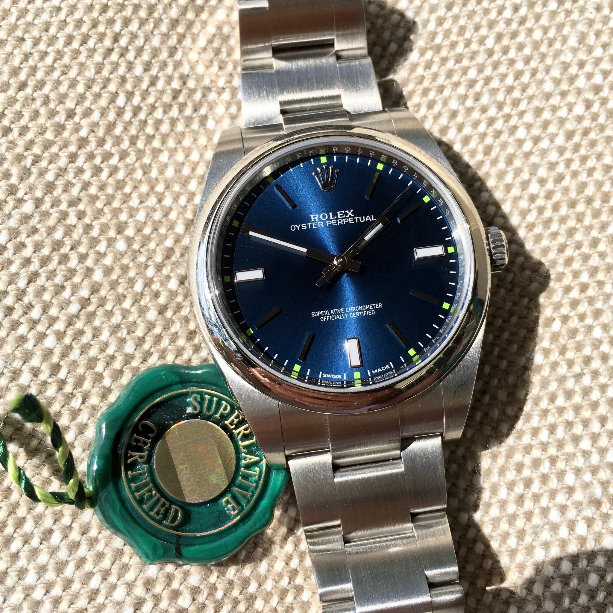 rolex 114300 blue