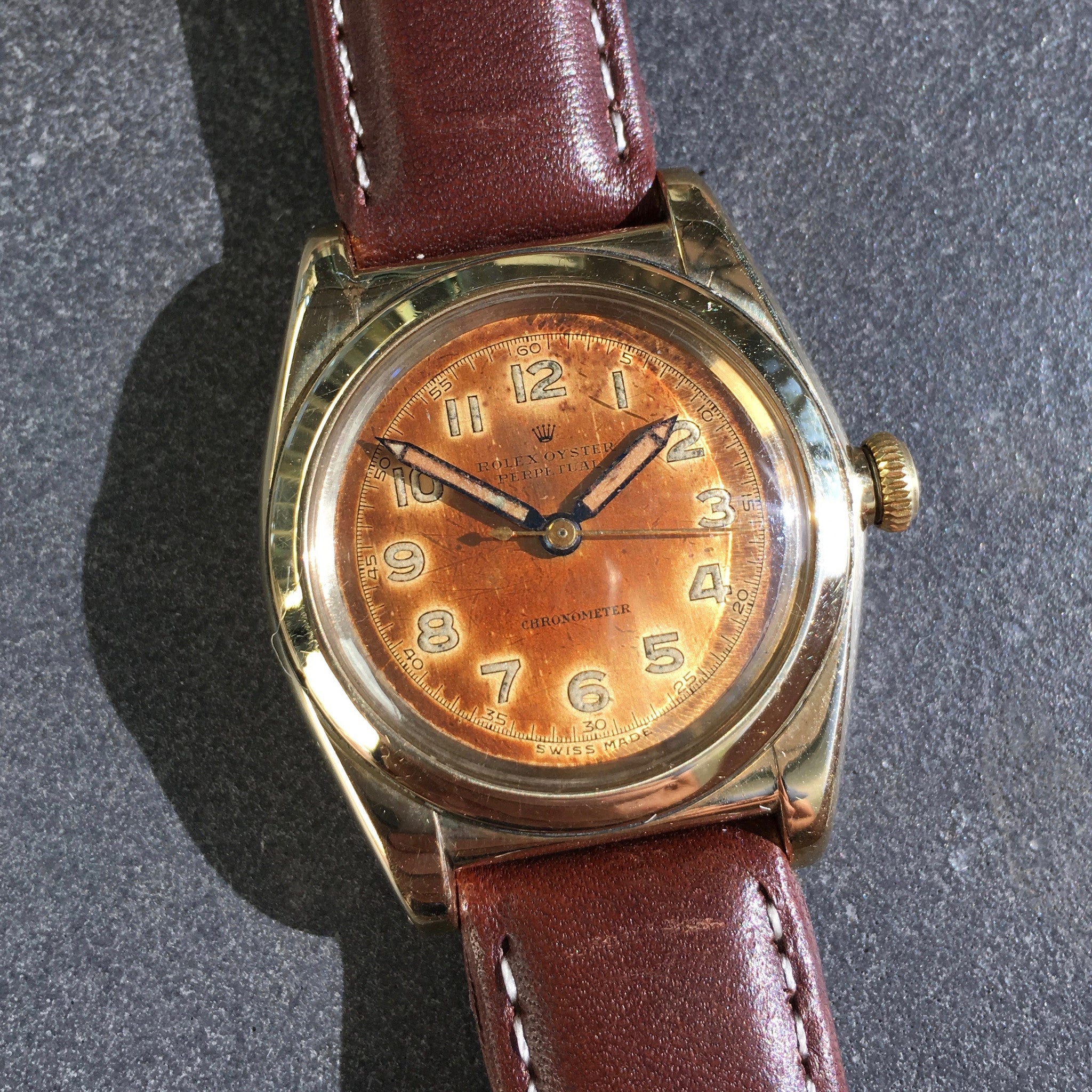 vintage-rolex-bubbleback-3725-14k-solid-gold-steel-tropical-automatic