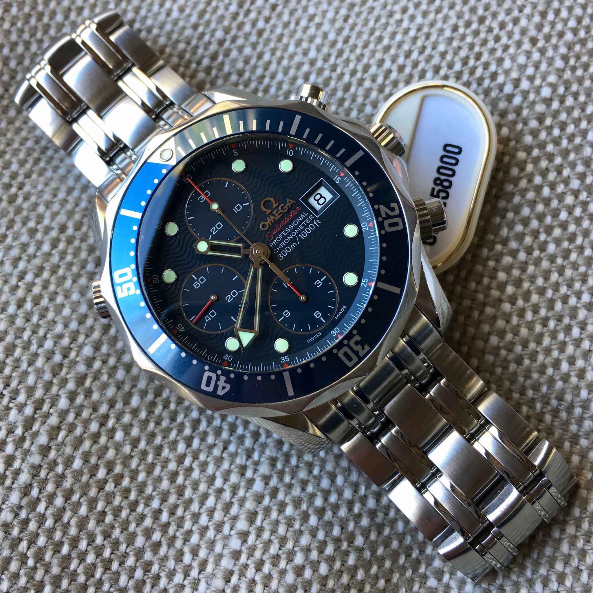 Omega Seamaster 2225.80 Professional Chronograph James Bond Full Set W