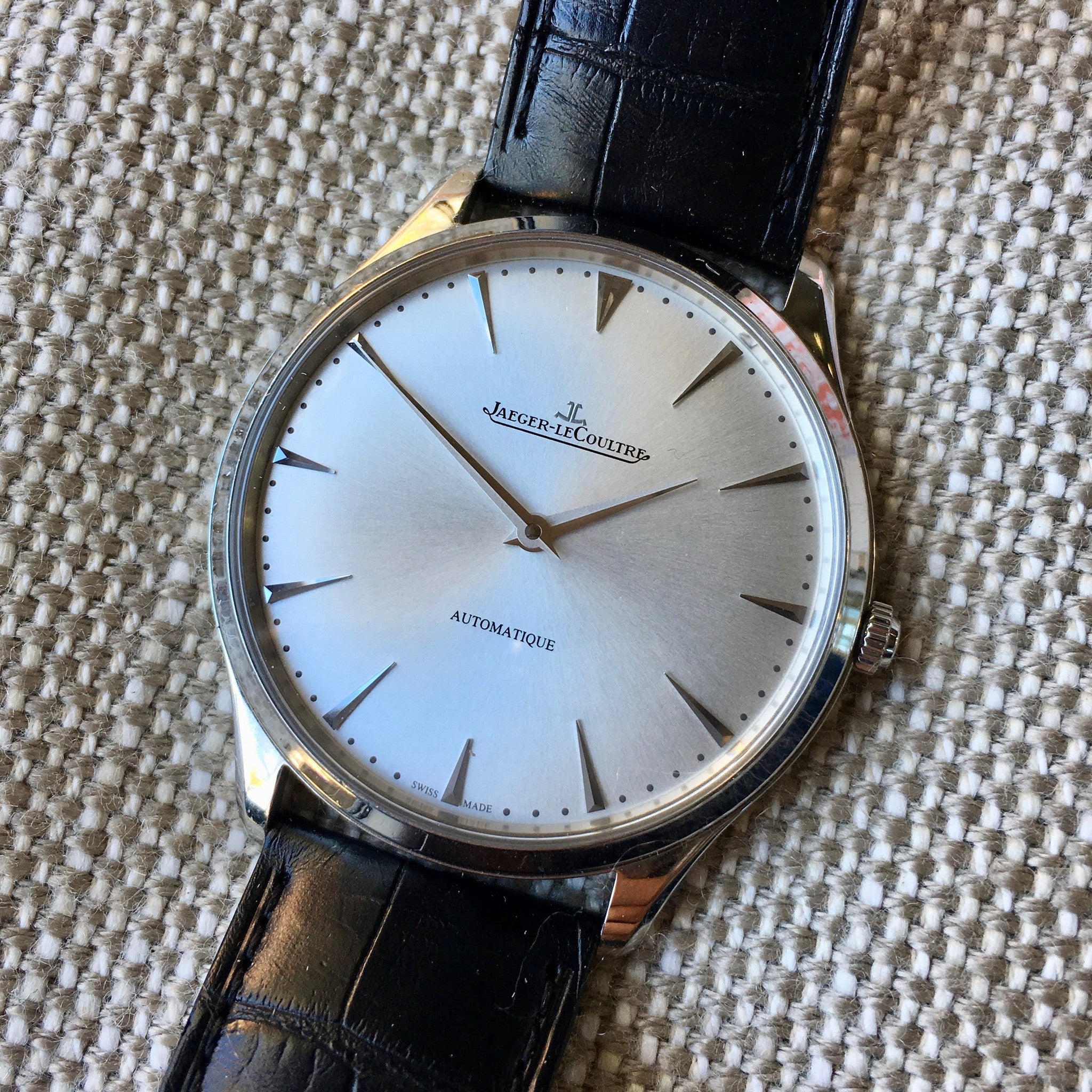 Jaeger LeCoultre Master Ultra Thin Q1338421 Automatic Stainless Steel ...
