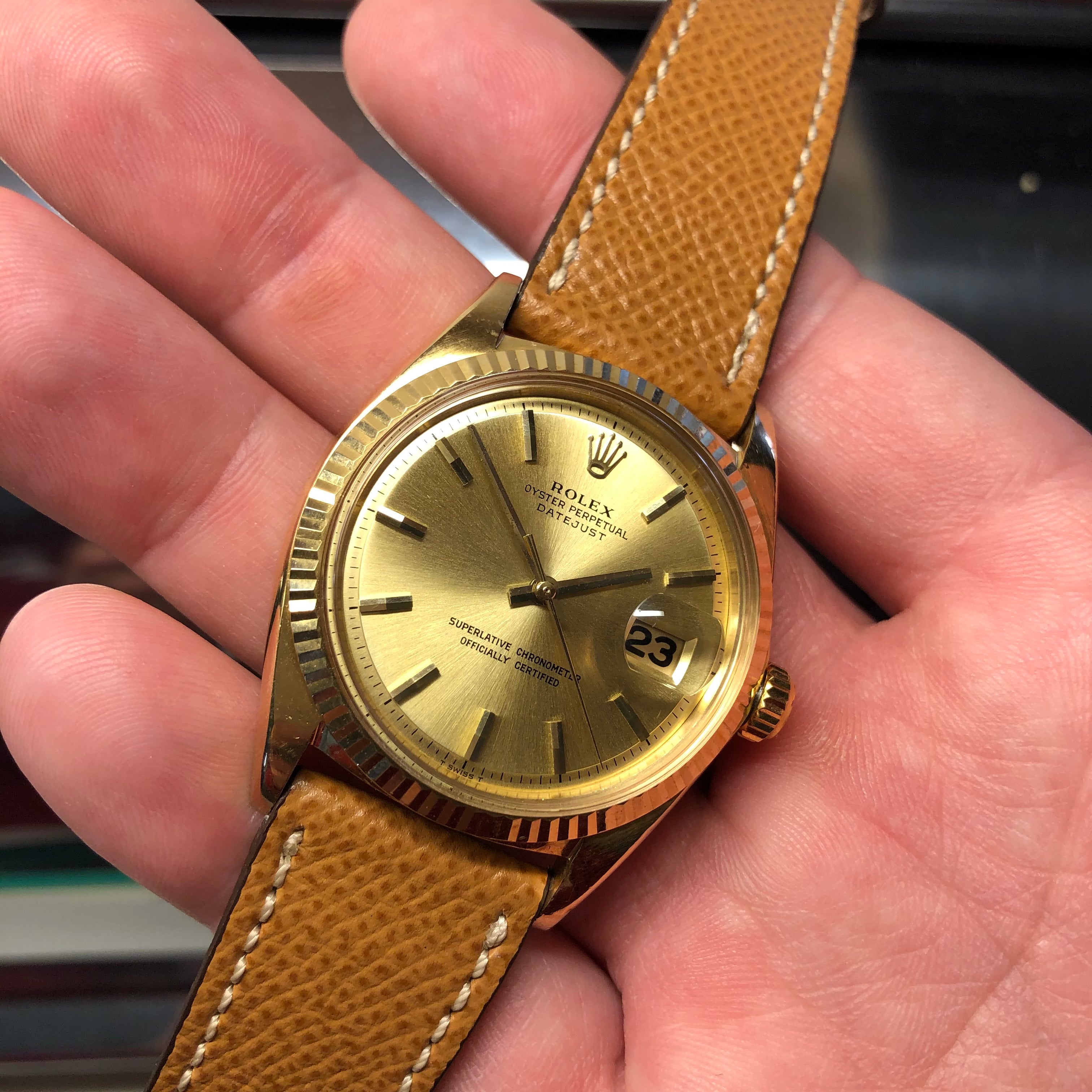 antique gold rolex