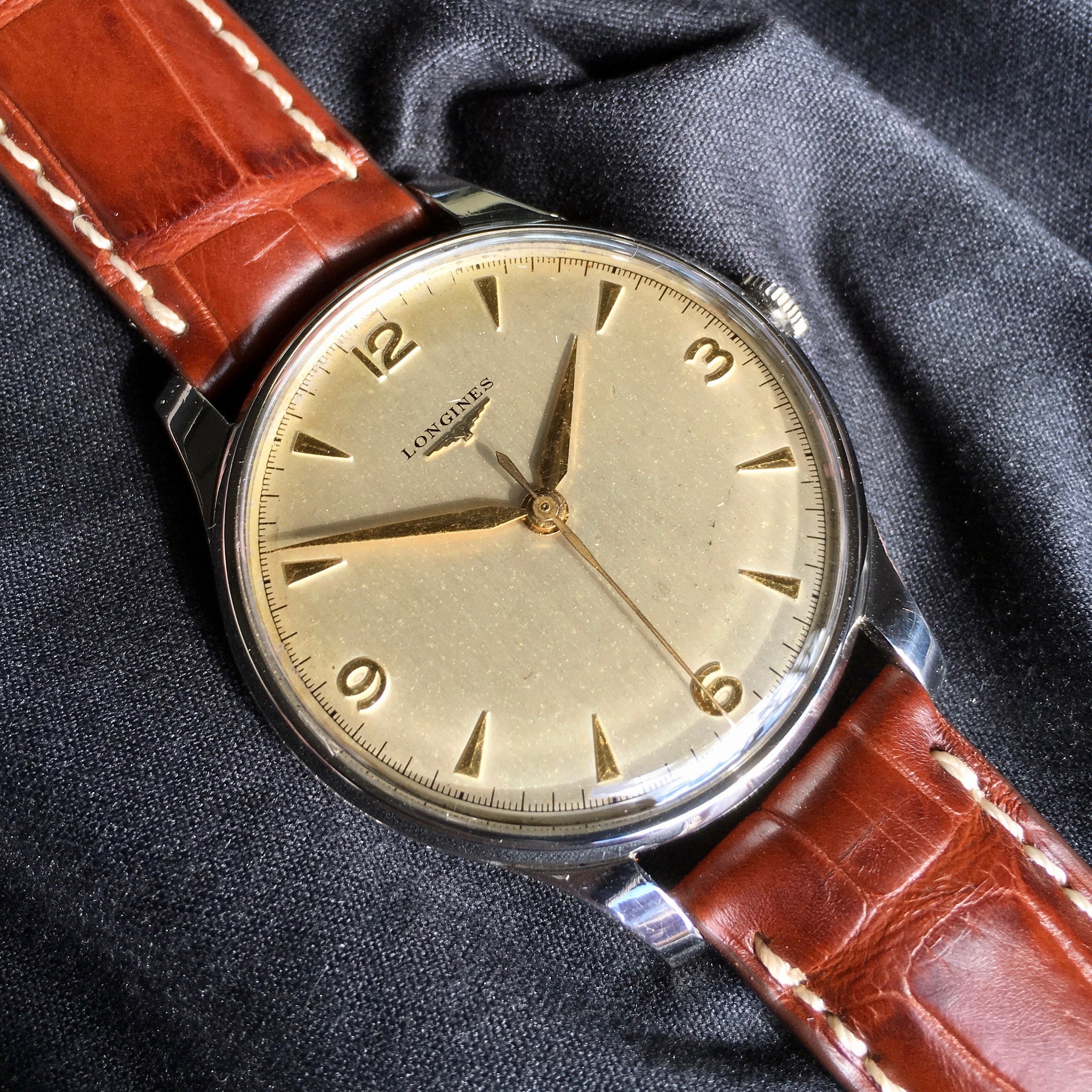 identify model longines vintage gents watch