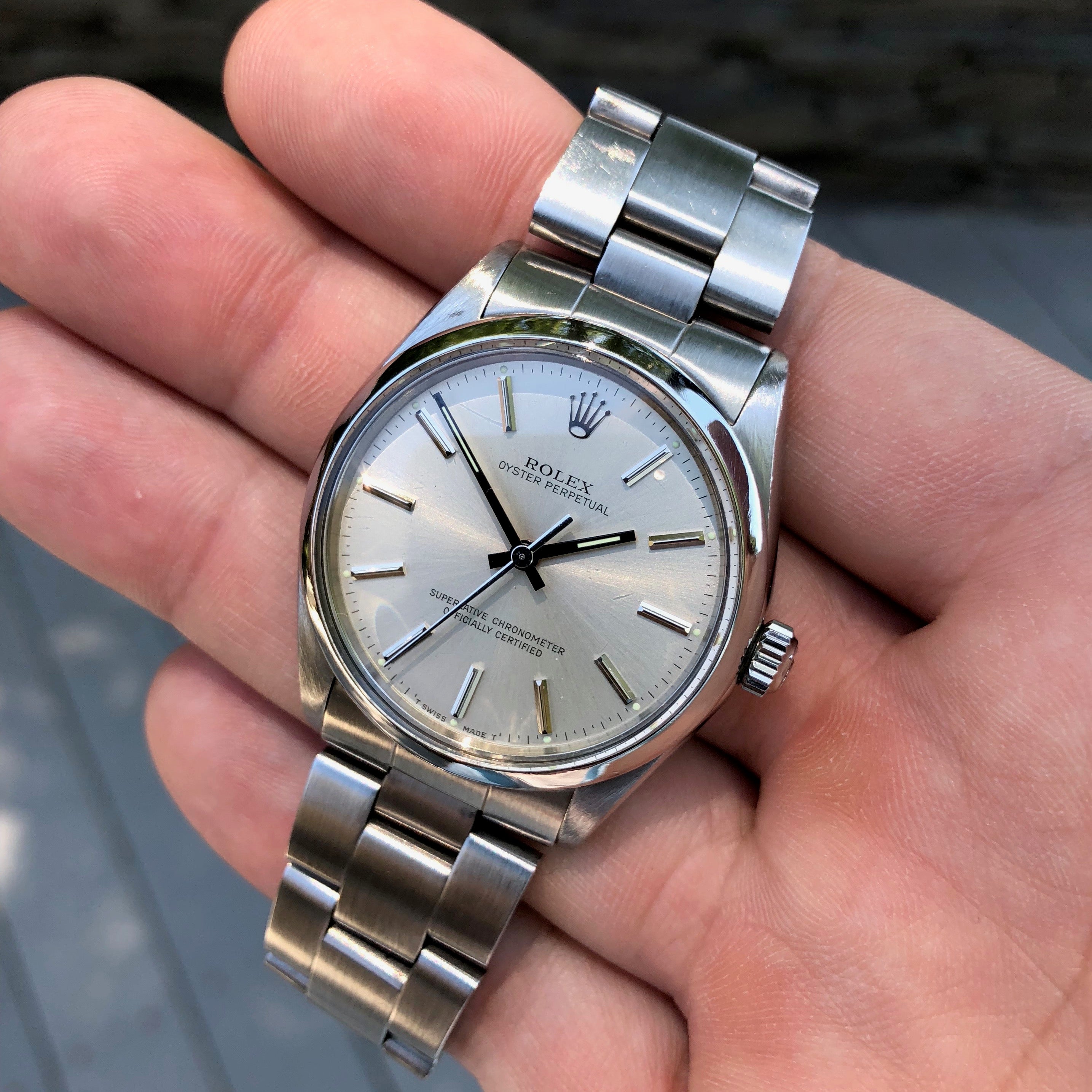 rolex automatic wrist watch