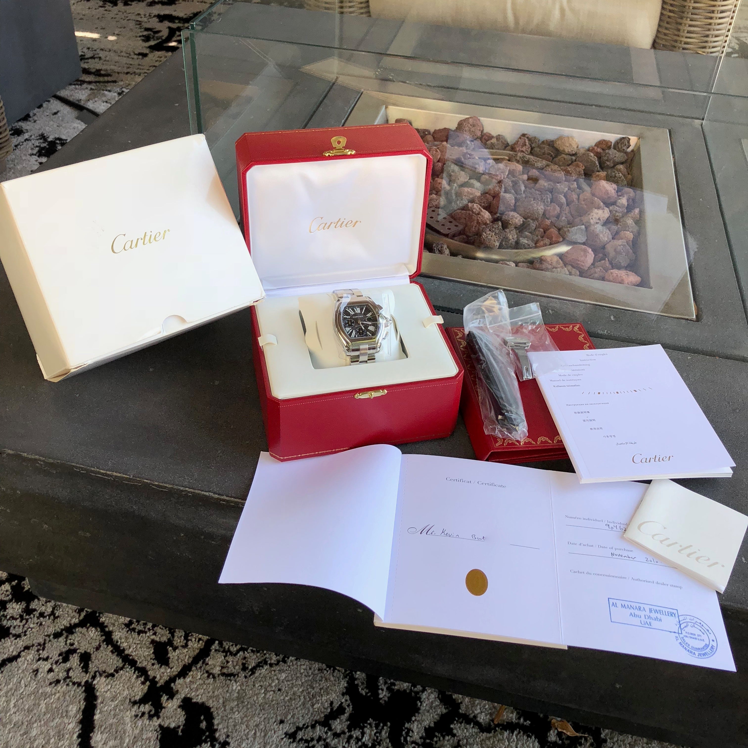 cartier roadster box