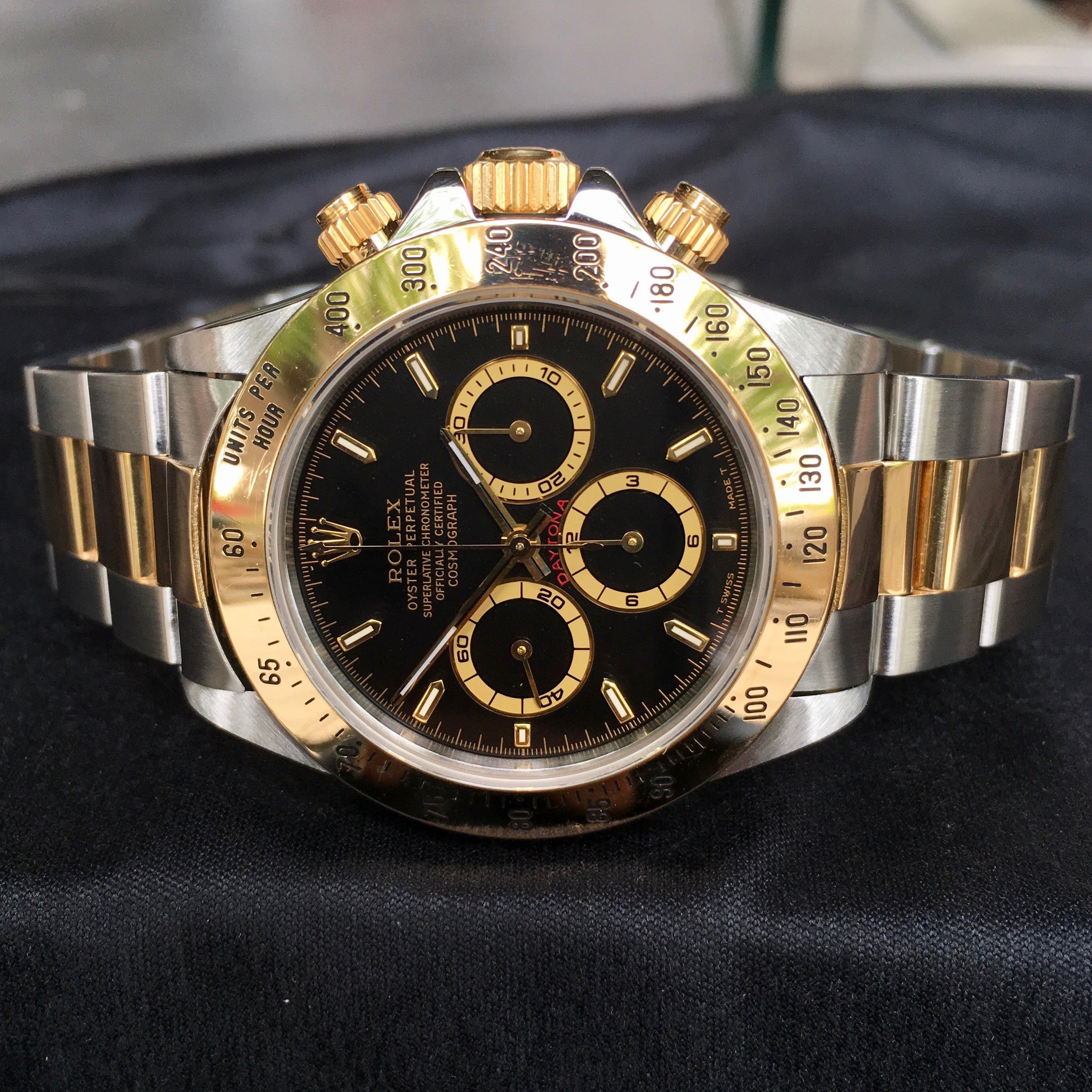 rolex daytona zenith two tone