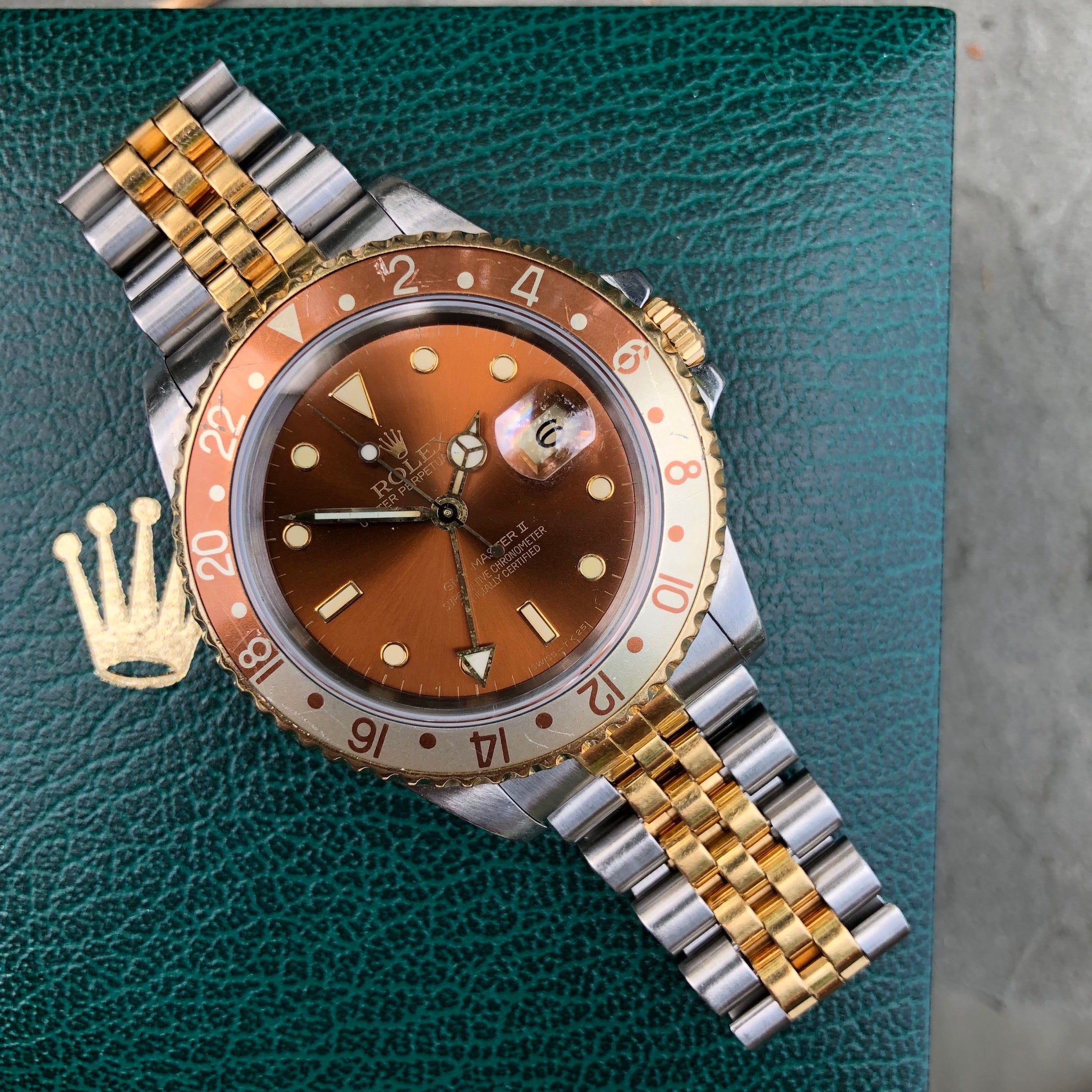 rolex gmt root beer jubilee