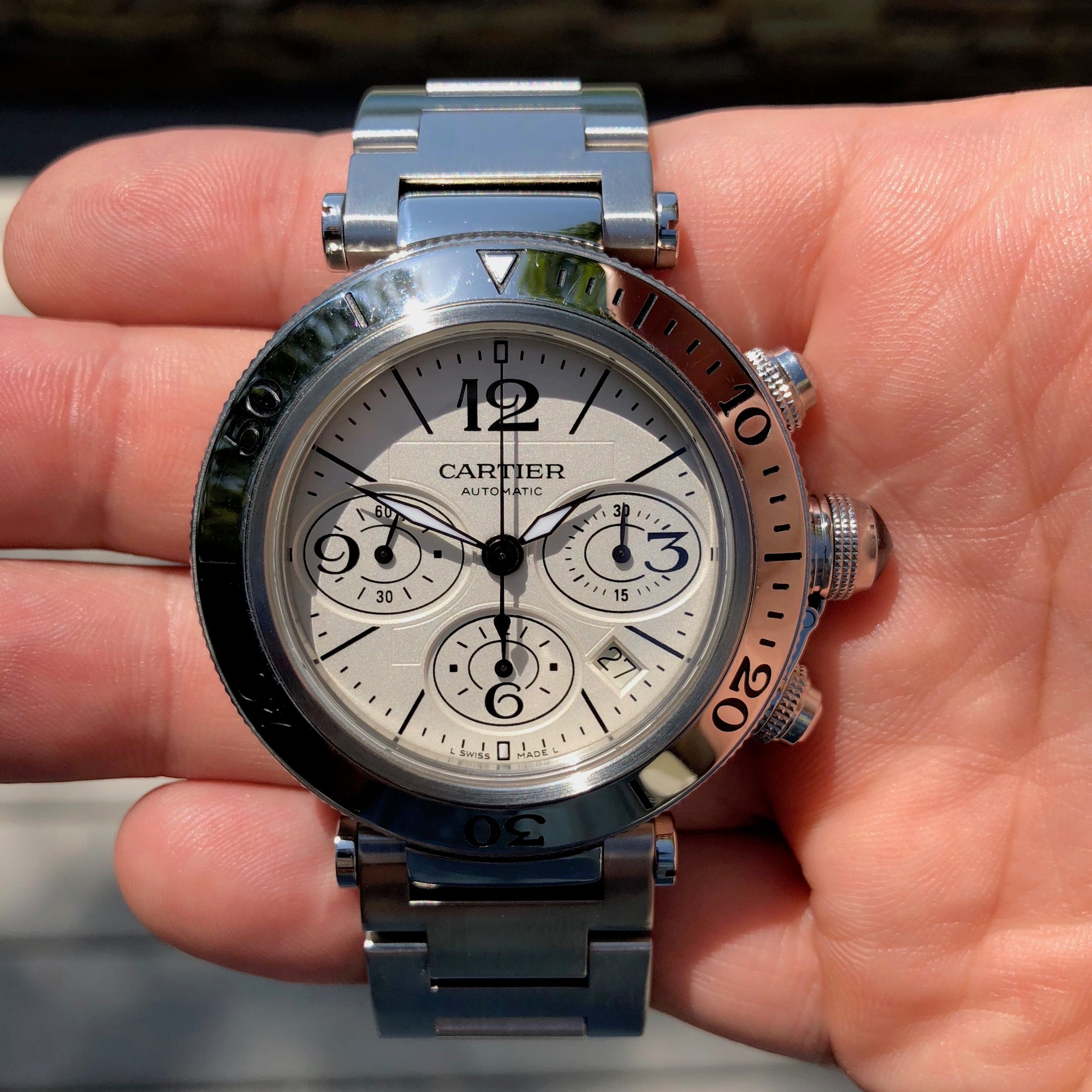 cartier pasha seatimer chronograph 42mm