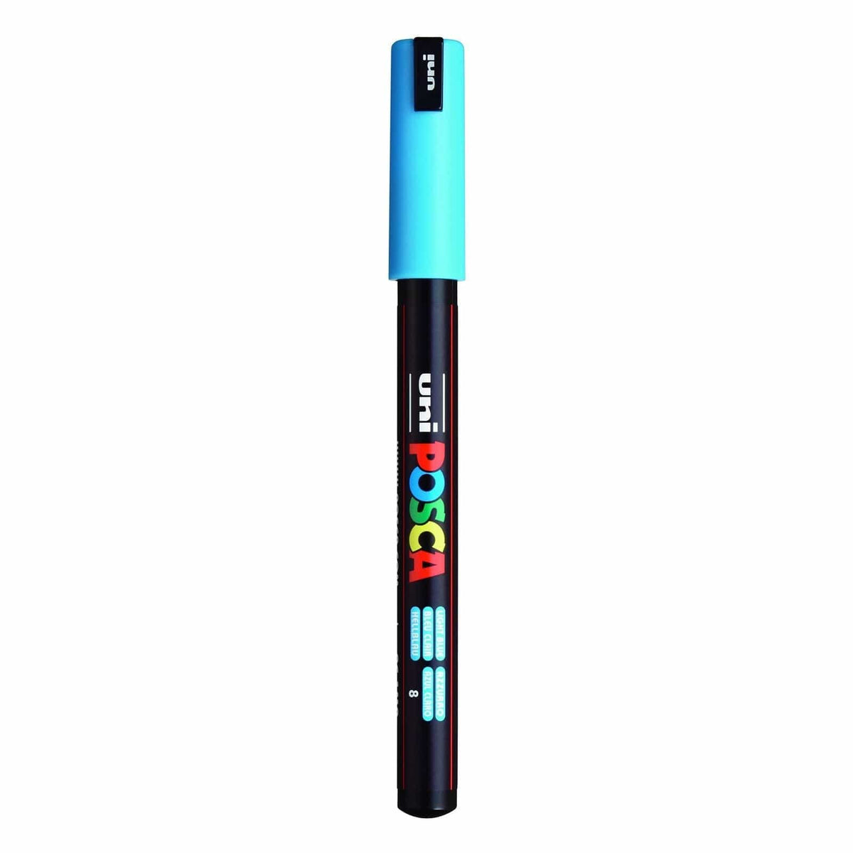 Posca PC-3M Fine Glitter Light Blue Paint Marker