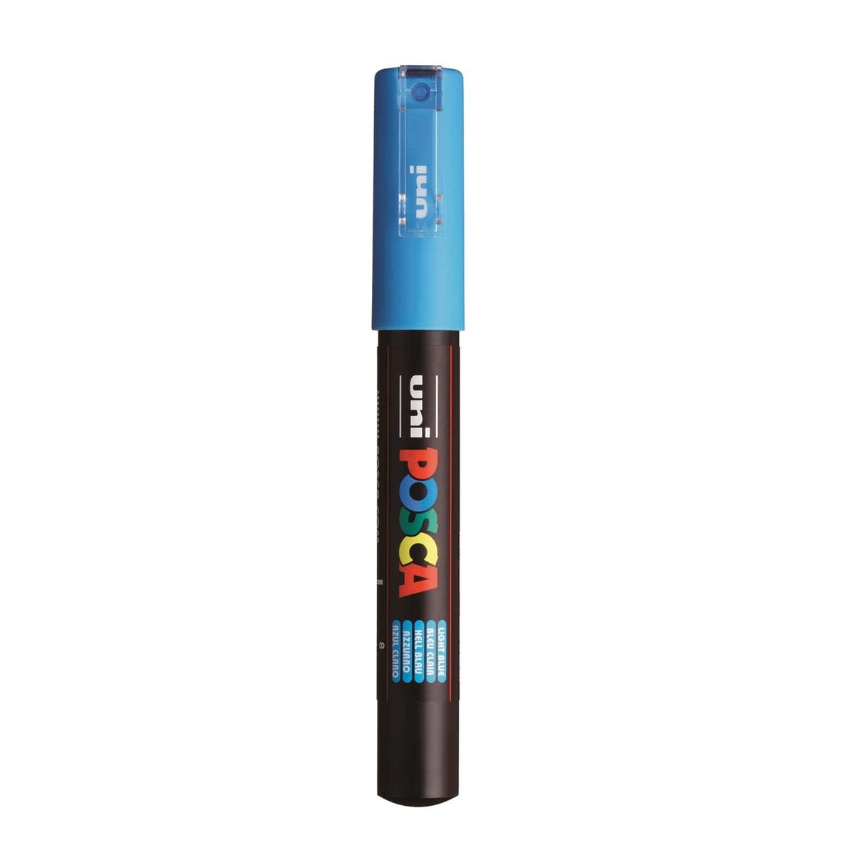 Posca PC-3M Fine Glitter Light Blue Paint Marker