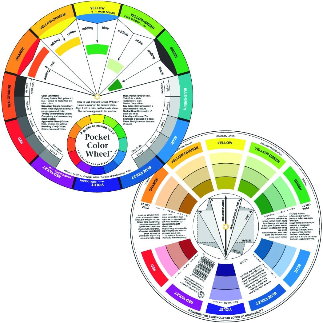 Color Wheel CW9 Color Mixing Guide, L