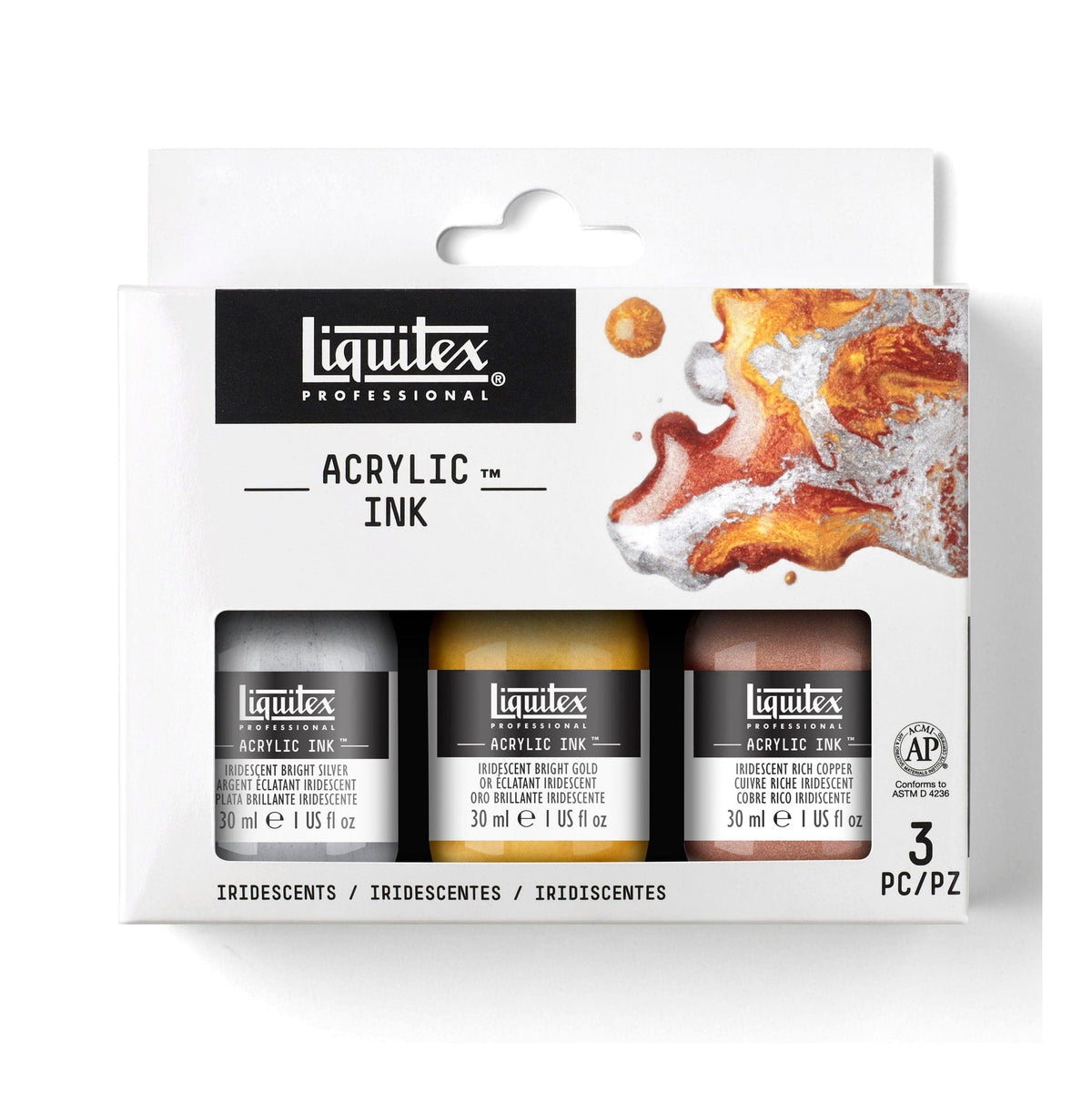 Liquitex Acrylic Gouache - Primaries, Set of 6, 22ml