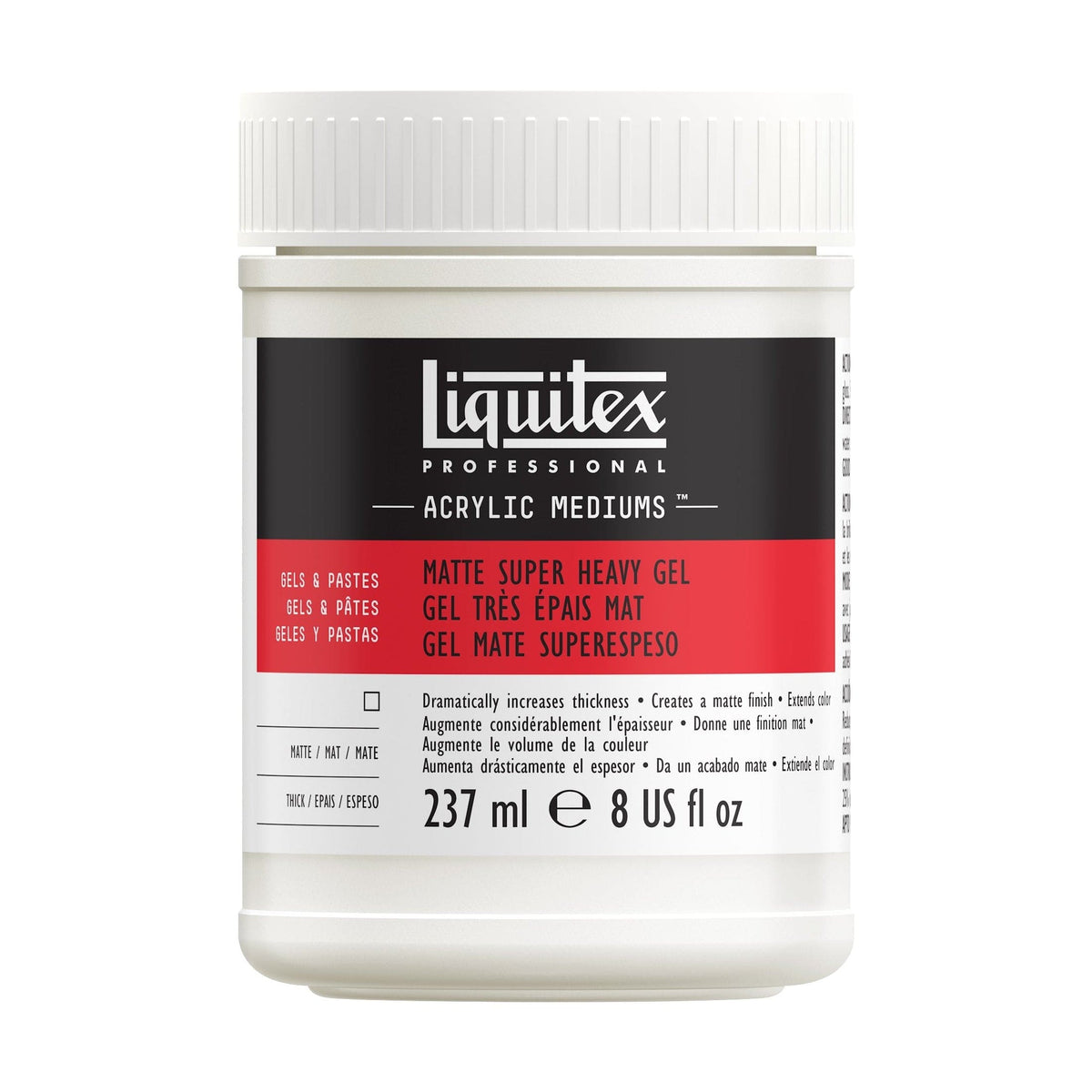 Liquitex Liquithick Thickening Gel Medium (8 oz.) – K. A. Artist Shop