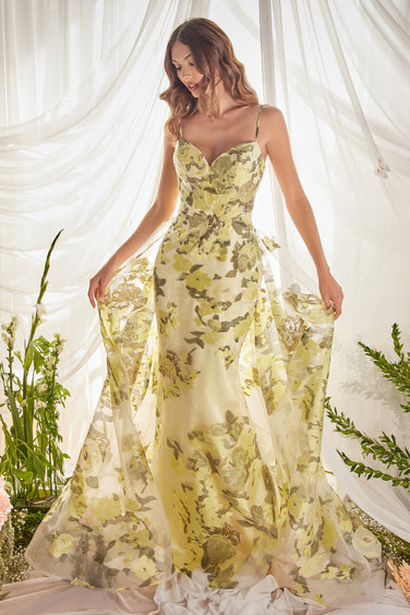 One Shoulder Gown in style AL A1053 - Prom-Avenue