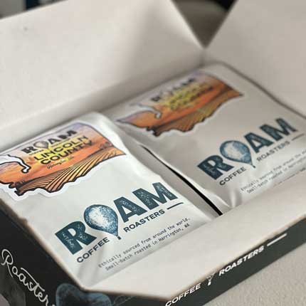 roam coffee subscription box