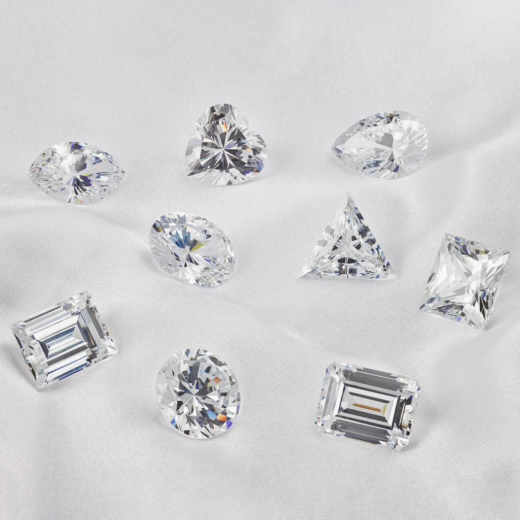 diamond shaped gemstones