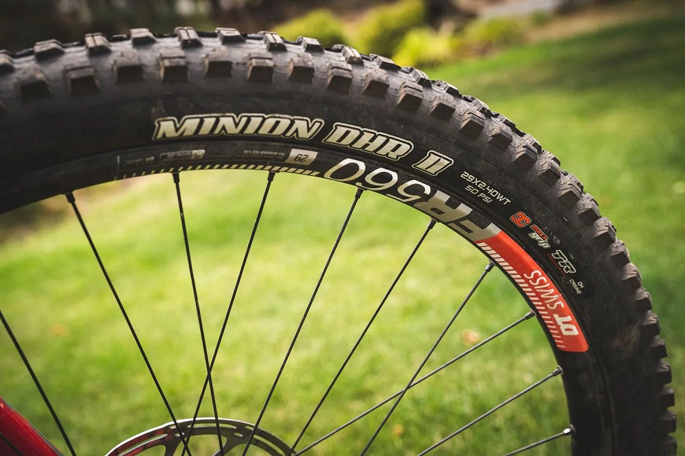 Maxxis Minion DHR Tyre on Expensive eBikes