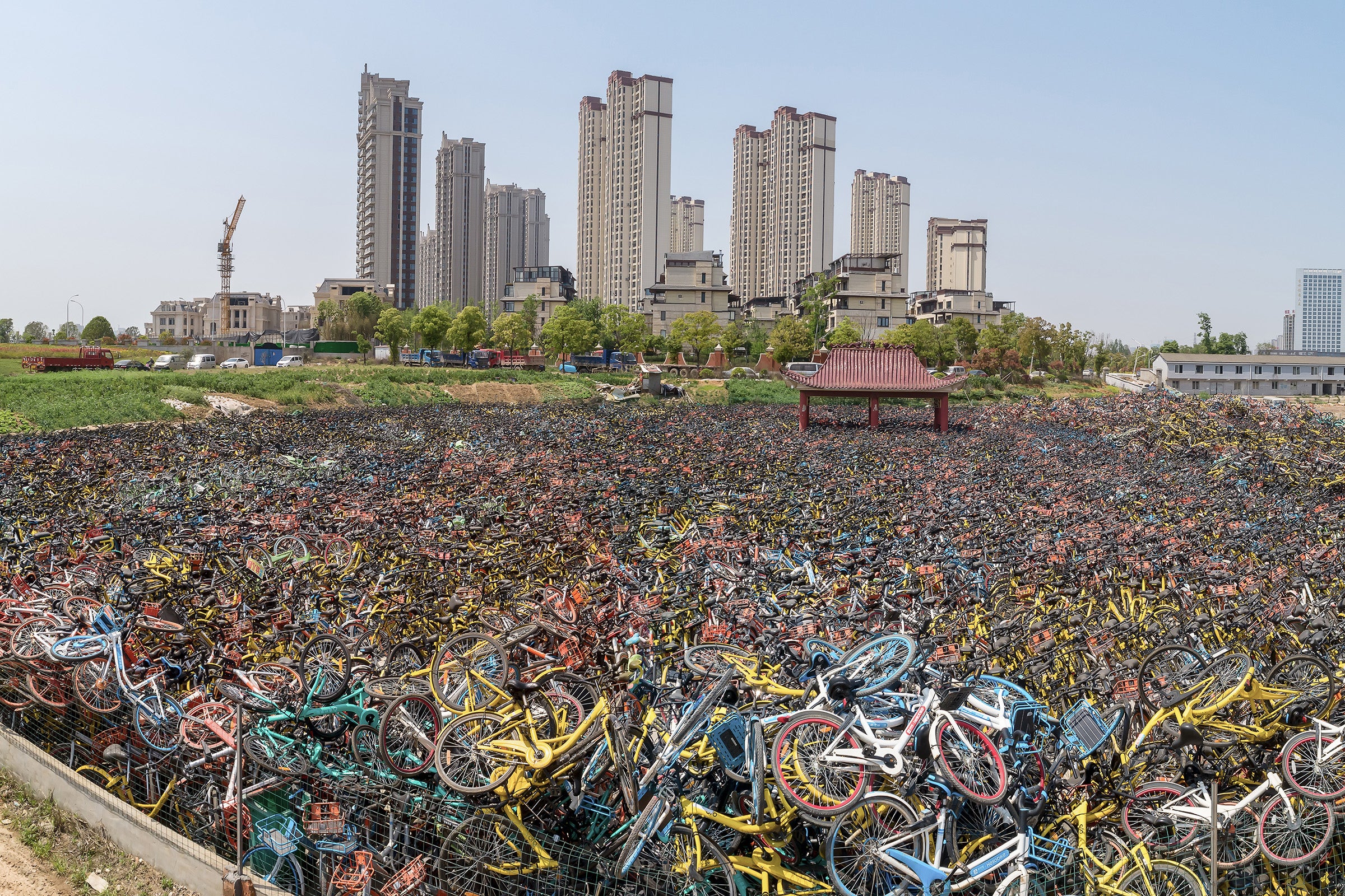 Cheap ebike graveyards in China