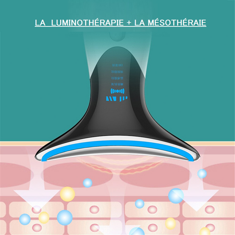 Appareil de luminothérapie LED  électrostimulateur visage Eorom