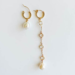 Mismatched Pearl Earrings