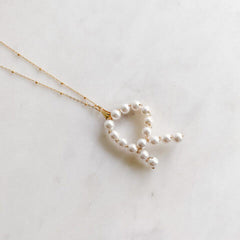 Pearl Letter Necklace