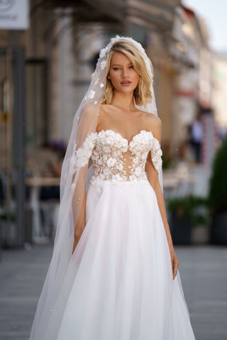 Off Shoulder Bridal Gown