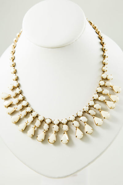 White Statement Necklace – Two Elle's Boutique