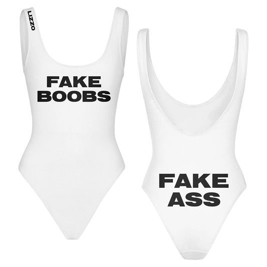 Fake Boobs/Ass Black Bodysuit – Lizzo