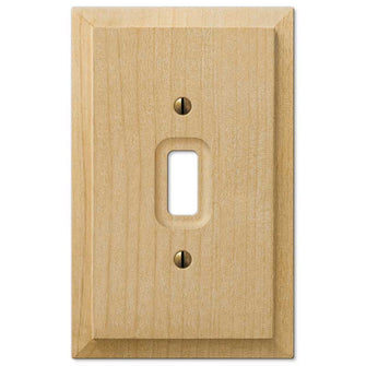 The stainable unfinished version of the Baker collection of Amerelle decorative wood wallplates
