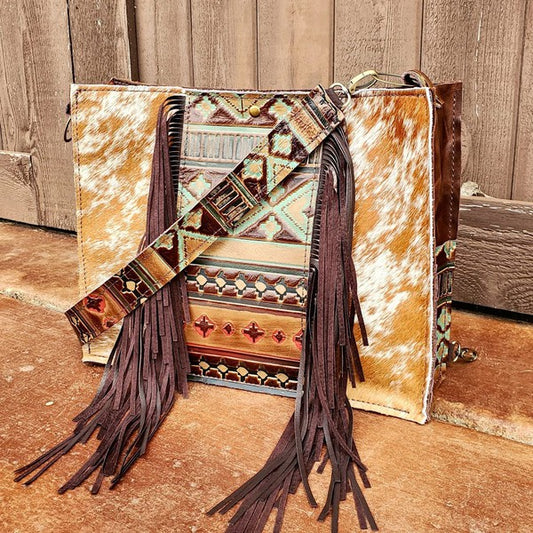 Cowhide Box bag Laredo Side Accents and Strap – The Kiersten Zile Collection