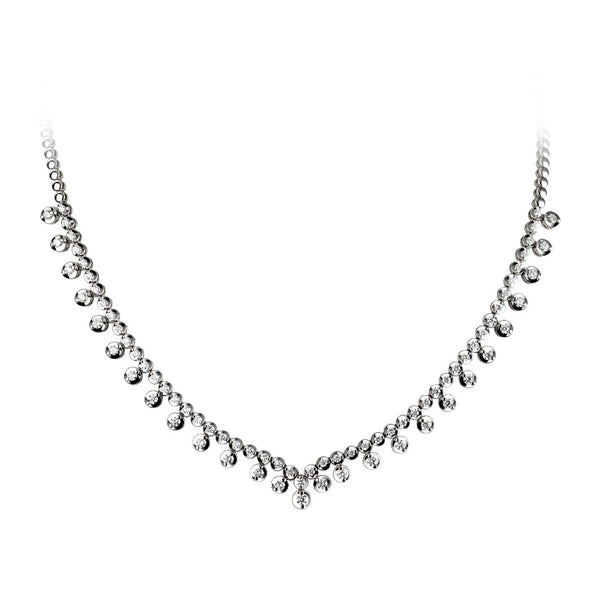 Garrard Albemarle High Jewellery Diamond Collar Necklace in 18ct White Gold  — UFO No More