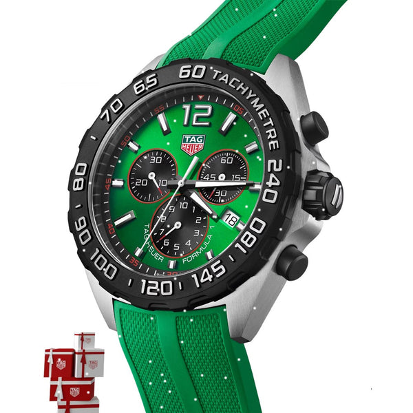 Carrera Date 36mm Ladies Watch Green