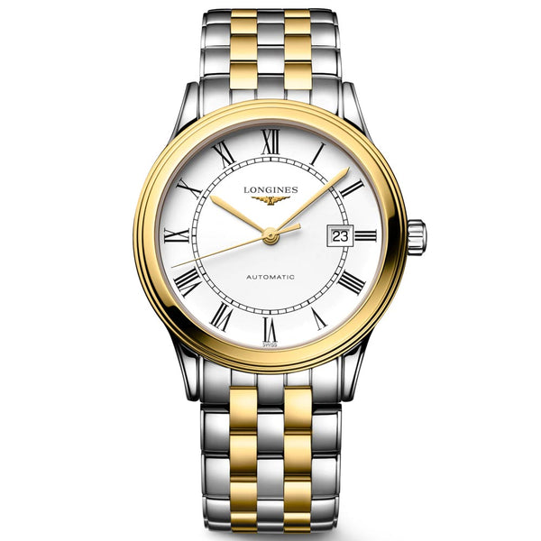 Longines Flagship 40mm Beige Dial Automatic Gents Watch L4.984.4.79.2