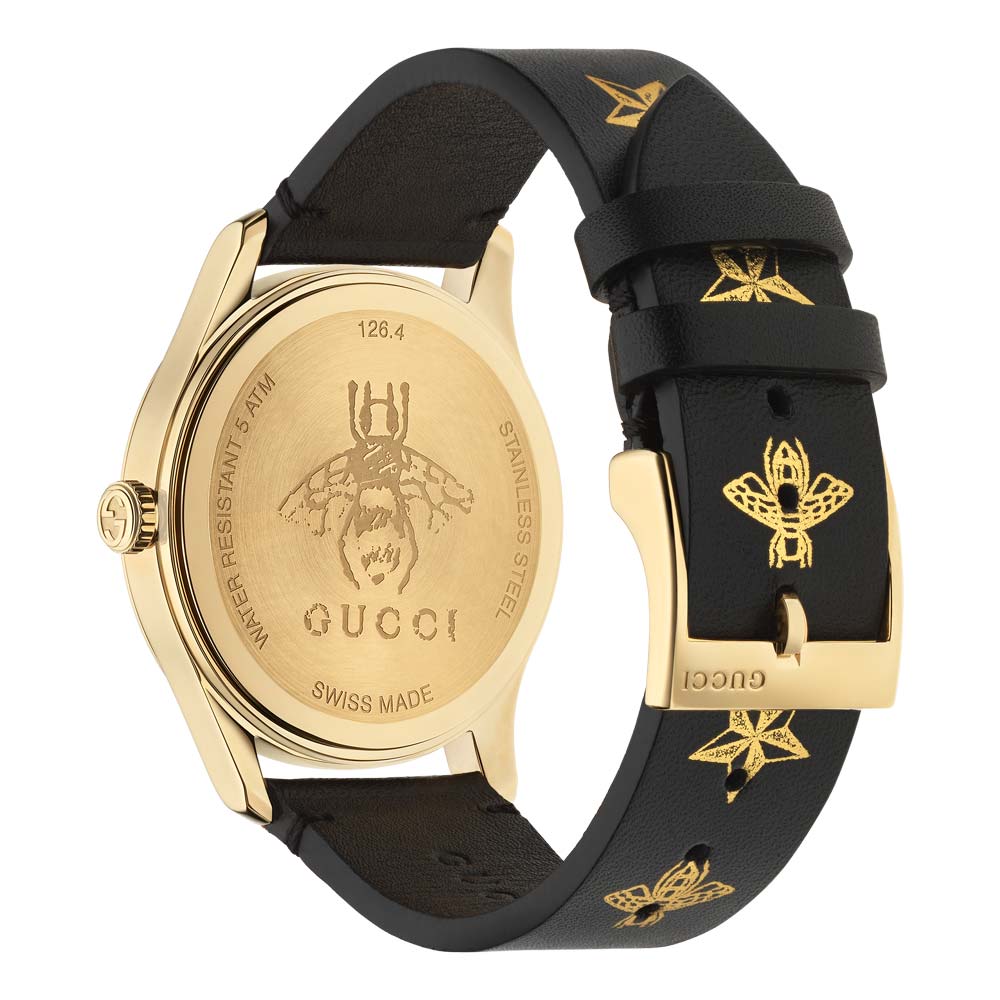 Gucci zig store zag gold watch