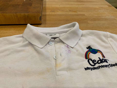 White school polo shirts