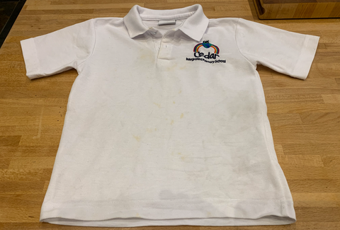 Review of eco-mate laundry liquid cleaning white school polo shirts